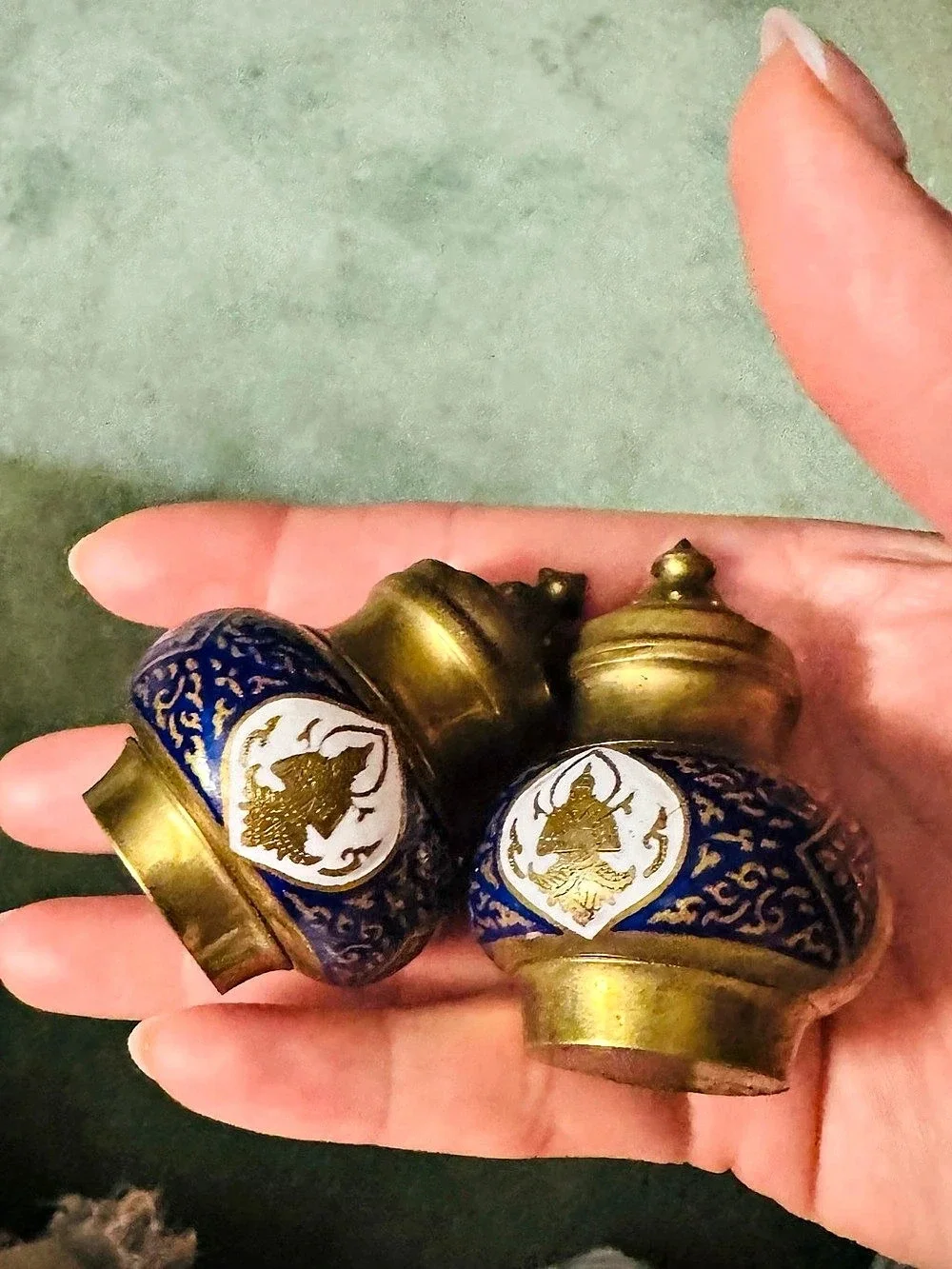 Vintage Salt & Pepper Set From Siam - Decorative Shaker Set